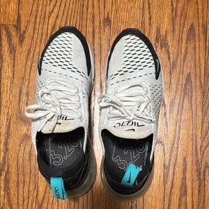 Nike Men's White and Black Running Shoes